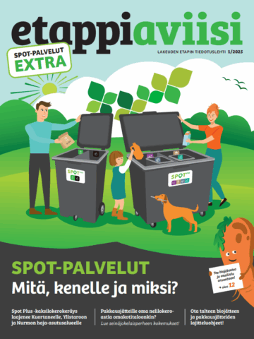 Aviisin kansi kevät Spot-extra 2025